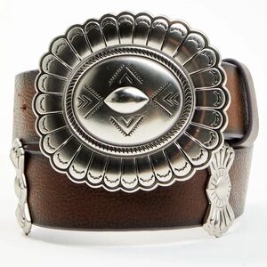 Idyllwind Brown and Silver Western Belt